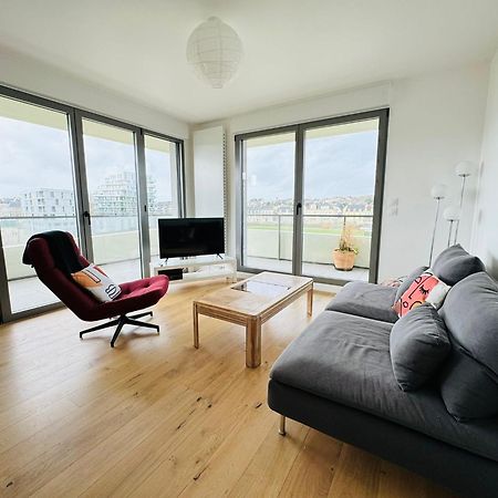 Presqu'Ile, Appartement Neuf Avec Balcon, Salle De Gym Et Parking Caen Exterior foto