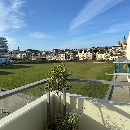 Presqu'Ile, Appartement Neuf Avec Balcon, Salle De Gym Et Parking Caen Exterior foto