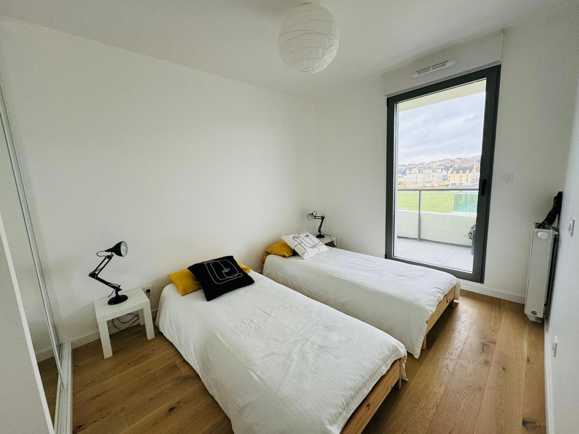 Presqu'Ile, Appartement Neuf Avec Balcon, Salle De Gym Et Parking Caen Exterior foto