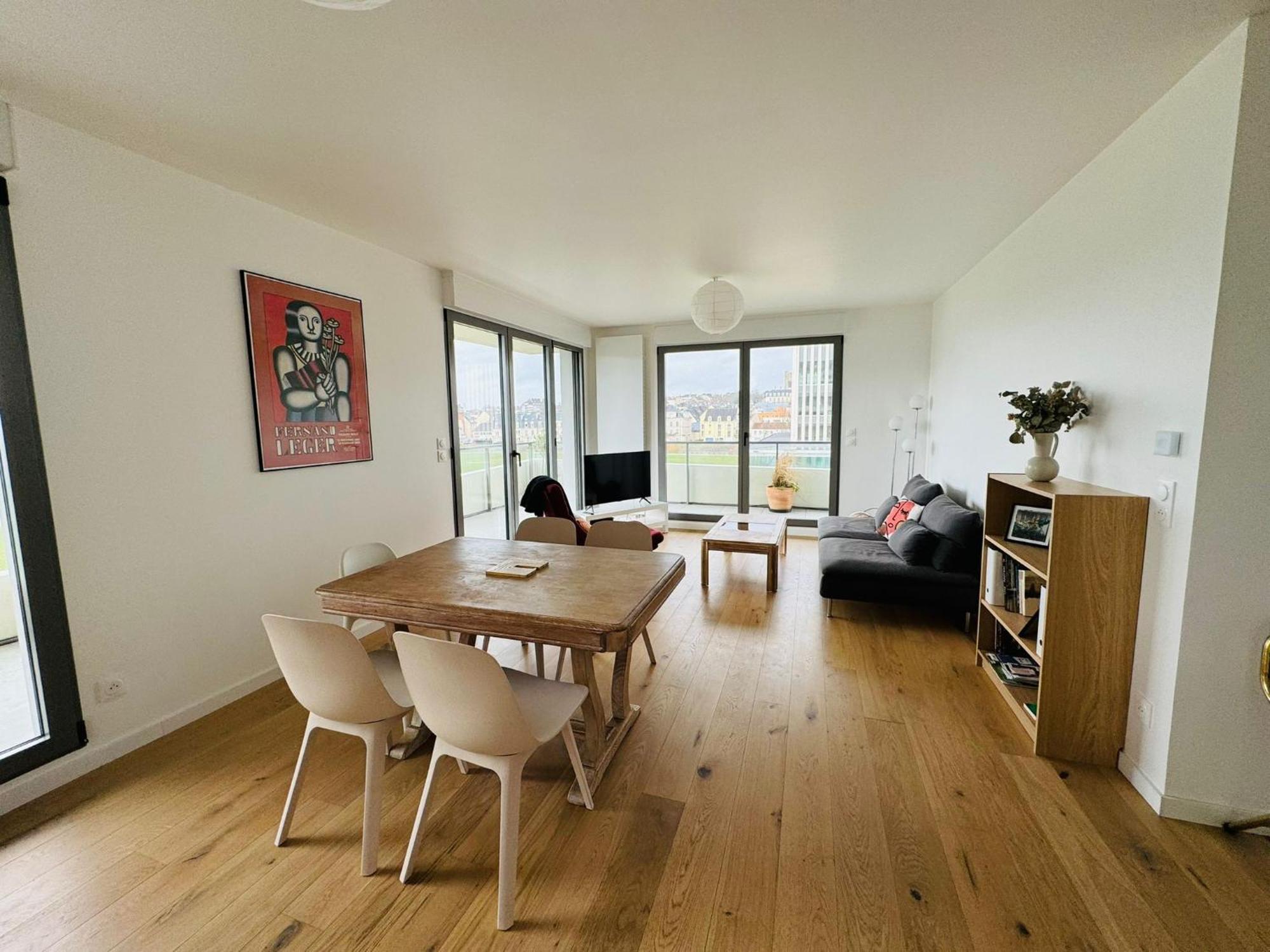 Presqu'Ile, Appartement Neuf Avec Balcon, Salle De Gym Et Parking Caen Exterior foto