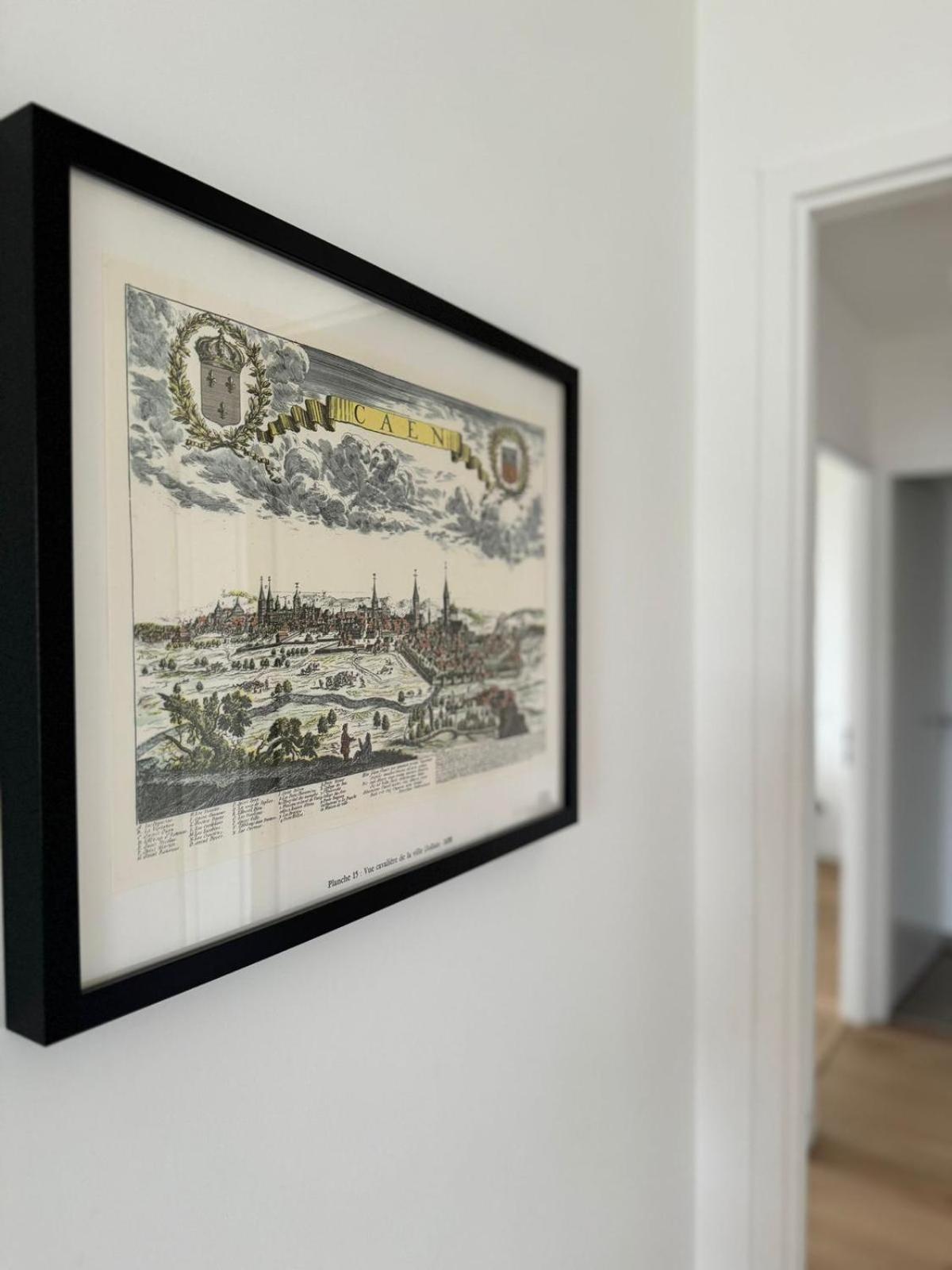 Presqu'Ile, Appartement Neuf Avec Balcon, Salle De Gym Et Parking Caen Exterior foto