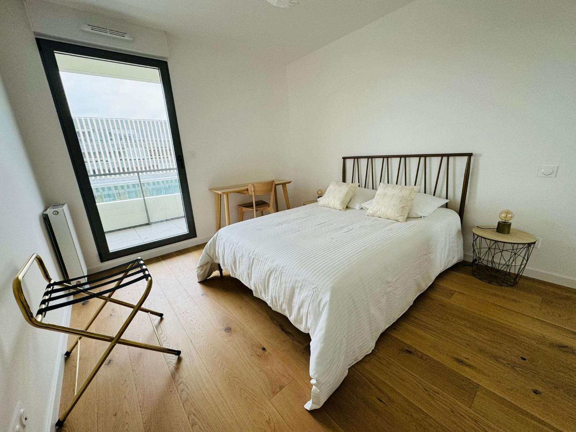 Presqu'Ile, Appartement Neuf Avec Balcon, Salle De Gym Et Parking Caen Exterior foto